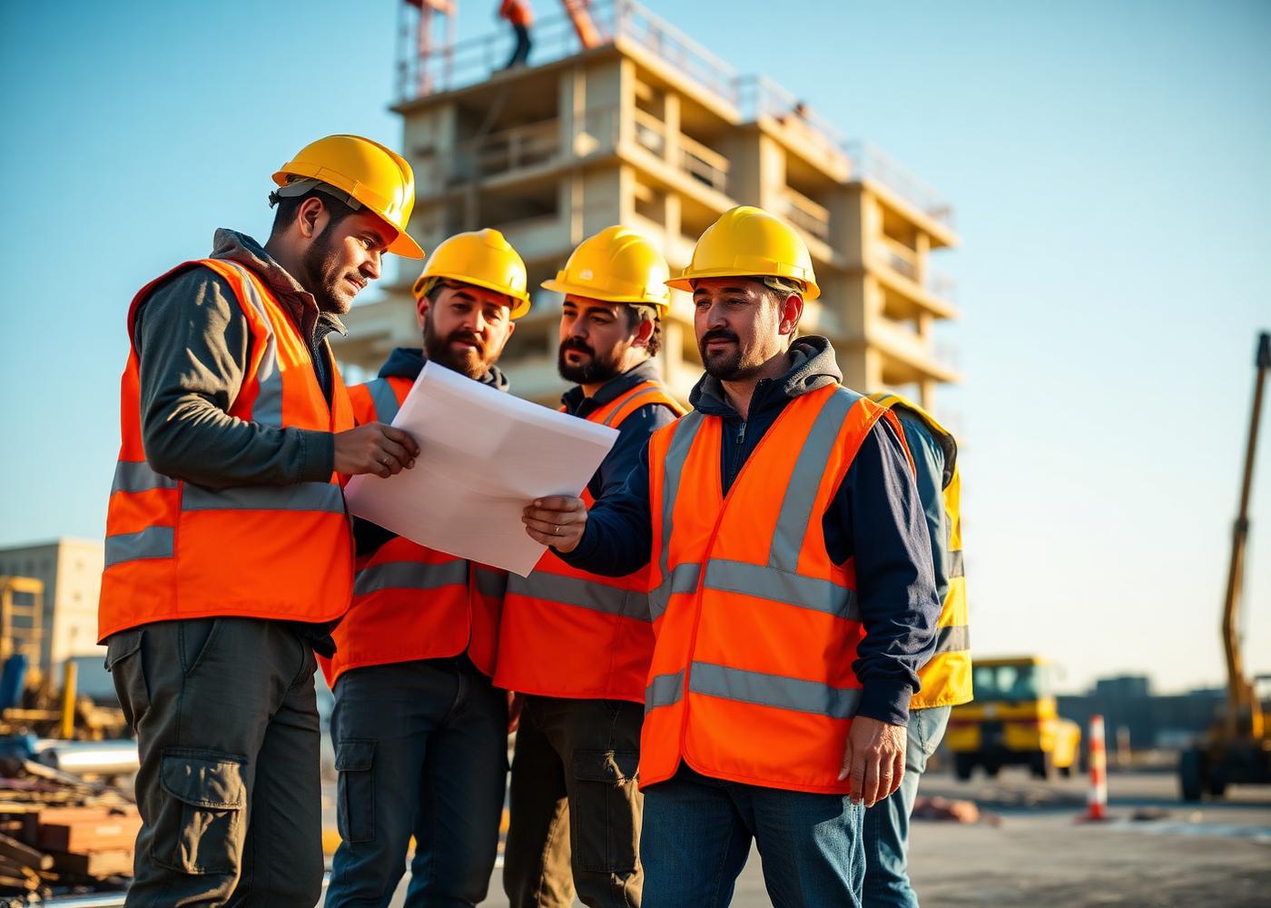 Equipe da Trans Obra em obra em Resende